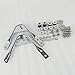 Detachable Two Up Luggage Rack Docking Hardware Kit Compatible with Harley Touring 1997-2008 (Replace Part Number 53804-06)