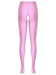 TiaoBug Womens Glossy Oil Yoga Pants Tights