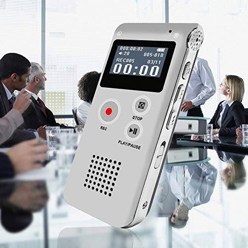 Voice Recorder, Digital Voice Recorder, MP3 Dictaphone with Playback