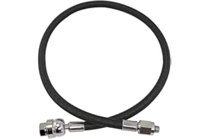 XS Scuba Miflex DS (Dual Swivel) LP Hoses - Black