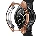Case Compatible Samsung Galaxy Watch 42mm, NaHai Slim Plated TPU Case Scratch-Proof Cover Shatter-Resistant All-Around Protective Bumper Shell for Galaxy Watch 42mm SM-R810 Smartwatch,Rose Gold
