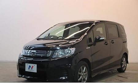 Amazon 中古車 頭金10 000円 支払総額1 277 780円 H25年式 フリードスパイクハイブリッド ハイブリッド ジャストセレクション 走行距離 km カラー プレミアムブラキッシュ パール 車検 ２年付 374 地デジ 両側電動スライド バックカメラ ｅｔｃ ｈｉｄ