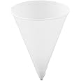 SOLO 4R-2050 4 oz White Paper Cone Cups (Case of 5000)