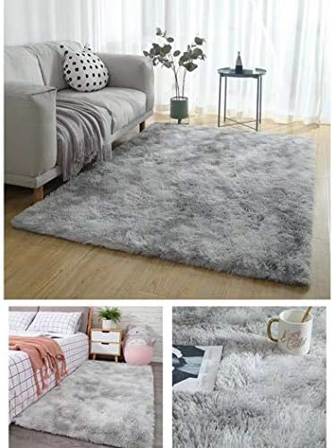 Fukjem Ultra Soft Modern Area Rugs Nursery Rug Home Room Plush Carpet Decor Area Rugs