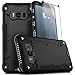 Zizo PROTON 2.0 Series compatible with Samsung Galaxy S8 Case Military Grade Drop Tested with Tempered Glass Screen Protector BLACK