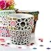 Satinior 400 Pieces/ 250 g Assorted Colors Mosaic Tiles Glass Mosaic with Plastic Box for Home Decoration Crafts Supply, 1 by 1 cm