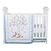 Trend Lab Forest Tales 6 Piece Crib Bedding Set, White/Blue/Green/Yellow