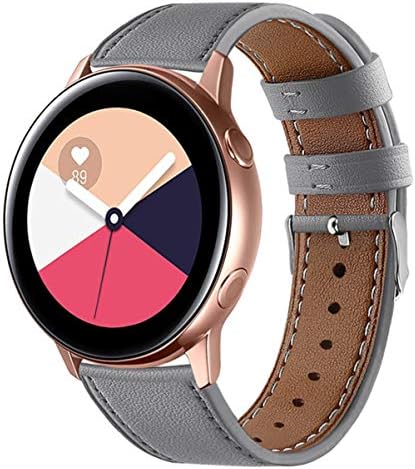 YuStar For Galaxy Watch Bands Galaxy Watch 42mm Band,New Leather Strap Wristband for Samsung Galaxy Watch Active Smartwatch
