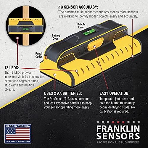 Franklin Sensors FST1302 ProSensor T13 Professional Stud Finder with 13