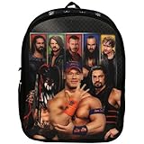 WWE World Wrestling The Raw Power Backpack,Black,One Size