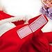 meihejia Small Dog Santa Costume with Hat Suit, Cat Christmas Costume Santa Claus Suit Xmas Costume - M