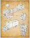 Transformer Toy Concept - 11x14 Unframed Patent Print - Makes a Great Kid's Room Decor and Gift Under $15 for Transformer Fans and Enthusiasts