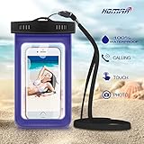 Homar Floatable Waterproof iphone Case - Water Proof, Dust Dirt Proof, Snowproof Dry Bag Pouch for Apple iPhone 6s, 6 Plus, Samsung Galaxy S6 Edge Cell Phone up to 6 inches (Blue)