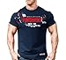 Monsta Clothing Co. Mens Workout (PunishmentUnderWay) Gym T-Shirt (G:NY-A:WT/RD)