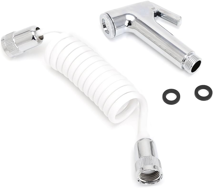 bidet spray con tubi flessibili