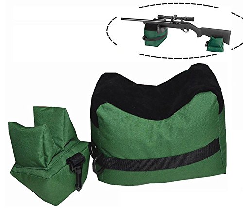 Shooting Rest Bag – Outdoor Rifle Hunting Gun Accessories Target Sports Bench,Front & Rear Bags For Shooter Hunter,Unfilled,Green