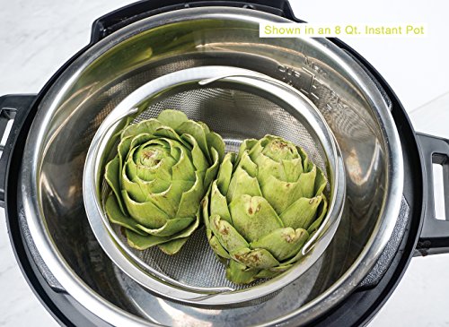 RSVP-International-M8-FH-Mesh-Colander-Strainer-Basket-with-Folding-Handles-3-Quarts-For-Pasta-Frying-Salads-Dishwasher-Safe-Use-in-Pressure-Cookers-Steaming-Draining-Rinsing