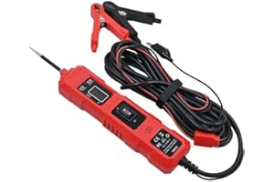 6-24V DC Automotive Circuit Tester with Digital Display — ABS Housing, 4.5m, Short-Circuit Protection, Polarity & Continuity 