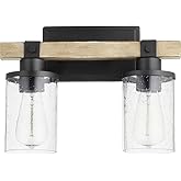 Quorum International Alpine 2-LT Vanity 5189-2-69 Noir/Driftwood