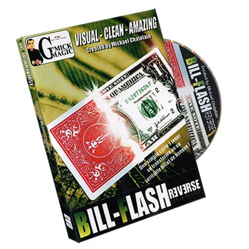 Mickael Chatelain Bill Flash Reverse (DVD + Gimmick) (Blue)