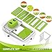 Vegetable Chopper Dicer Slicer Cutter-Fruit & Vegetable Tools,Lovkitchen Slicers for Fruits and Vegetables/Onion Salad Adjustable Stainless Steel Mandoline Food Salad Chopper