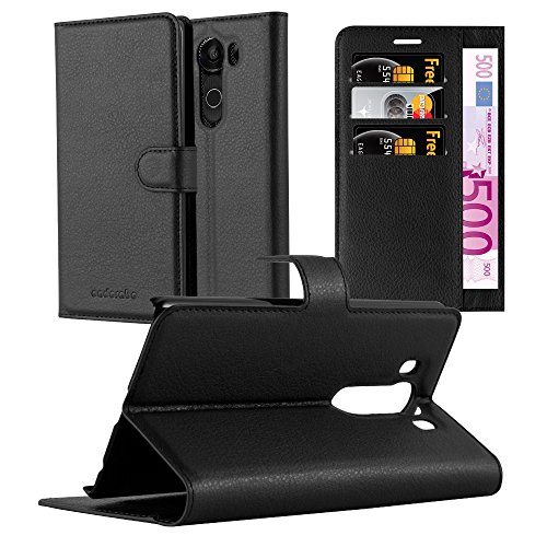 Cadorabo case works with lg v10 book case in oxid black…