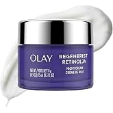 Olay Retinol 24 Face Moisturizer, Anti-Aging Night Cream for Women, Trial Size, Fragrance-Free, Non Greasy - Anti-Wrinkle, Smooth Fine Lines, Tightening Skin Care - Peptides, Glycerin, 0.5 Oz