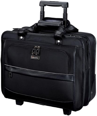 Lightpak - 92707 LIDOO - wheeled business bag for 17 inch laptop, nylon, black