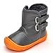 Enteer Infant Baby Boys' Soft Rubber Sole Anti-Slip Warm Winter Prewalker Leather Toddler Boots