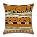 YANGYULU African Pattern Cotton Linen Home Decorative Throw Pillow Case Sofa Cushion Cover 18