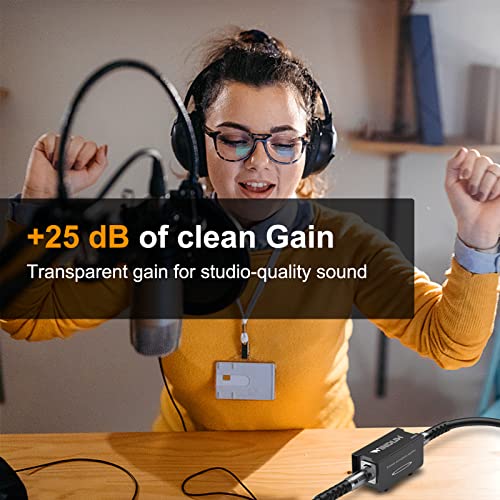 Dynamic Microphones Preamps, Ribbon Mic Activator XLR Preamp Booster