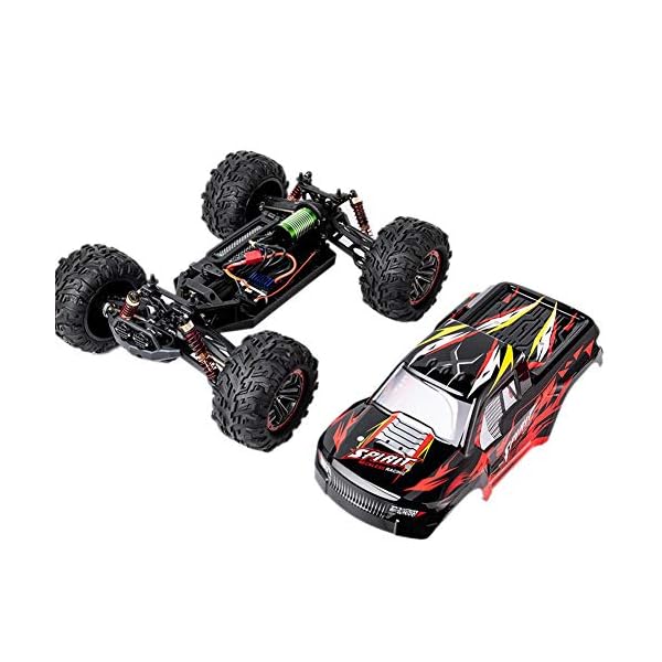 Modellauto Rc Auto Hochgeschwindigkeit 60km / H X-04 2.4g 1/10 4wd Bürstenlose Big Foot Fahrzeugmodelle LKW Geländewagen… – Bild 5