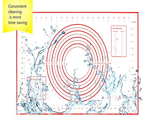 image for DAMUZHI Rolling Pin nonstick and Silicone Baking Pastry Mat combo kit,