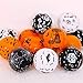 50 Pieces Halloween Latex Balloons, 12 Inch Pumpkin Bat Ghost Skull Specter Spider Web Balloons for Halloween Party Decorations, Trick or Treat Toys, School Classroom Game, Kids Hand Out
