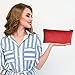 WXJ13 6 Pcs Deposit Bank Bag Leatherette Securit Bank Deposit Bag Securit Check Wallet Utility Zipper Coin Bag 11 x 6 Inches 3 Colors