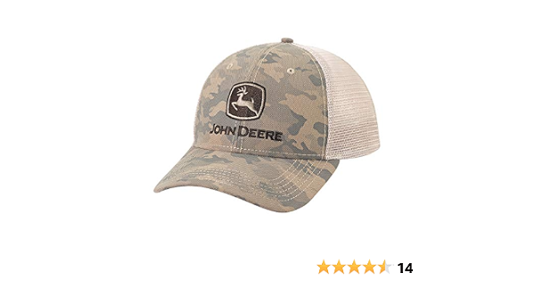 John Deere Khaki Tonal Camo Cap/Hat 