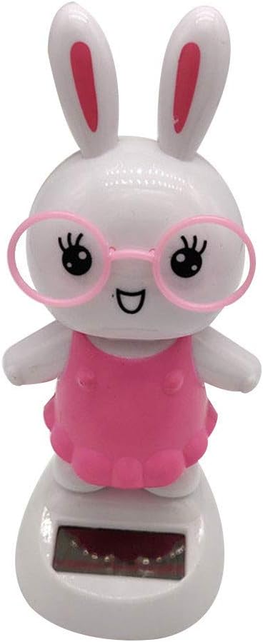 Nicolarisin Car Solar Decoration,Solar Powered PANL355 Dancing Swinging Animated Dancer Toy Car Windowsill Decoration Car Dashboard Interior Ornament Home Decor