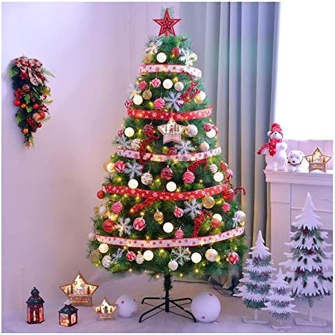 クリスマスツリー プレミアム光ファイバスプルースヒンジのクリスマスツリーデコレーション簡単な組み立てにおけるled