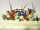 Turbo 15 Piece Birthday Cake Topper Set Featuring Turbo Characters and Decorative Themed Accessories