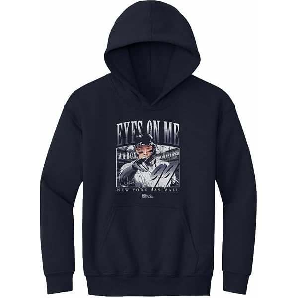500 LEVEL Aaron Judge Kids Hoodie - Youth Baseball Fan Apparel, Soft Cotton Blend