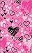 Brunswick Image Hearts All Over Bowling Towel, Black/Pink
