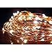 Norsis Fairy Lights - Flexible Copper Wire Starry String Lights - 100 Miniature LED Lights, Extra Long Wire - Warm White Light - Indoor/Outdoor - Interior Decor, Halloween, Wedding, and Christmas