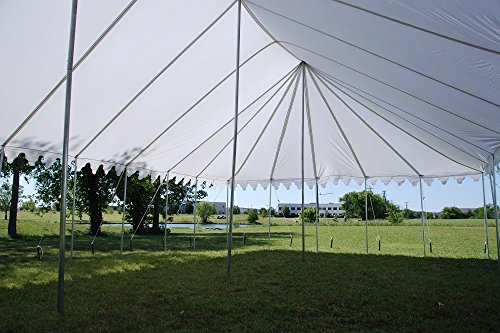 40'x25' Polyester Pole Tent - Heavy Duty Fire-Retardant Party Wedding Canopy Shelter - By DELTA Canopies - Thumbnail 2