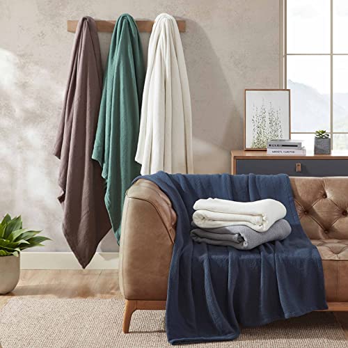 Eddie Bauer Queen Blanket, Lightweight Cotton Bedding, Home Decor for