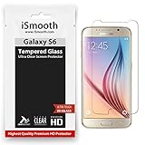 Samsung Galaxy S6 Screen Protector Tempered Glass, iSmooth, Ultra Clear