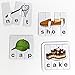 Star Right Educational Spelling Puzzle Game with Realistic Art, Learning Toys for Ages 4+, 3 and 4 Letter Words, Set of 26 (91 Pieces) with 1 Puzzle Frame Included