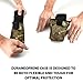 USA Gear Sunglasses and Eyeglasses Case - Clip On Sunglasses Case Fits Designer Glasses & Shades - Black