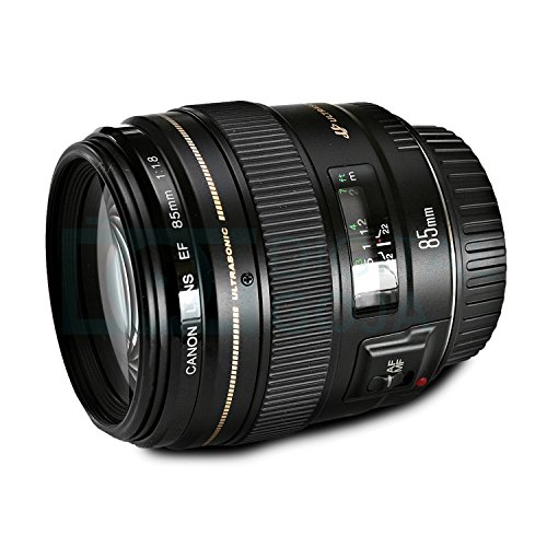Canon EF 85mm f/1.8 USM Lens w/Essential Photo Bundle - Includes: Altura Photo UV-CPL-ND4, Neoprene Lens Pouch, Camera Cleaning Set - Goja