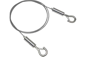 Floopstyle 1 Pack Heavy Duty Picture Hanging Wire - Sturdy Mirror Hanging Kit for Mirrors, Curtains, Photo Frames