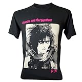 Lectro Men's Siouxsie and the Banshees Punk Rock T-Shirt Dark Grey Medium